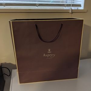 Asprey London large paper gift bag